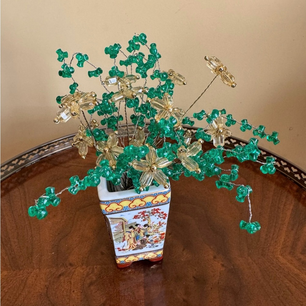 New Artificial beaded flower stems for vase for home decor